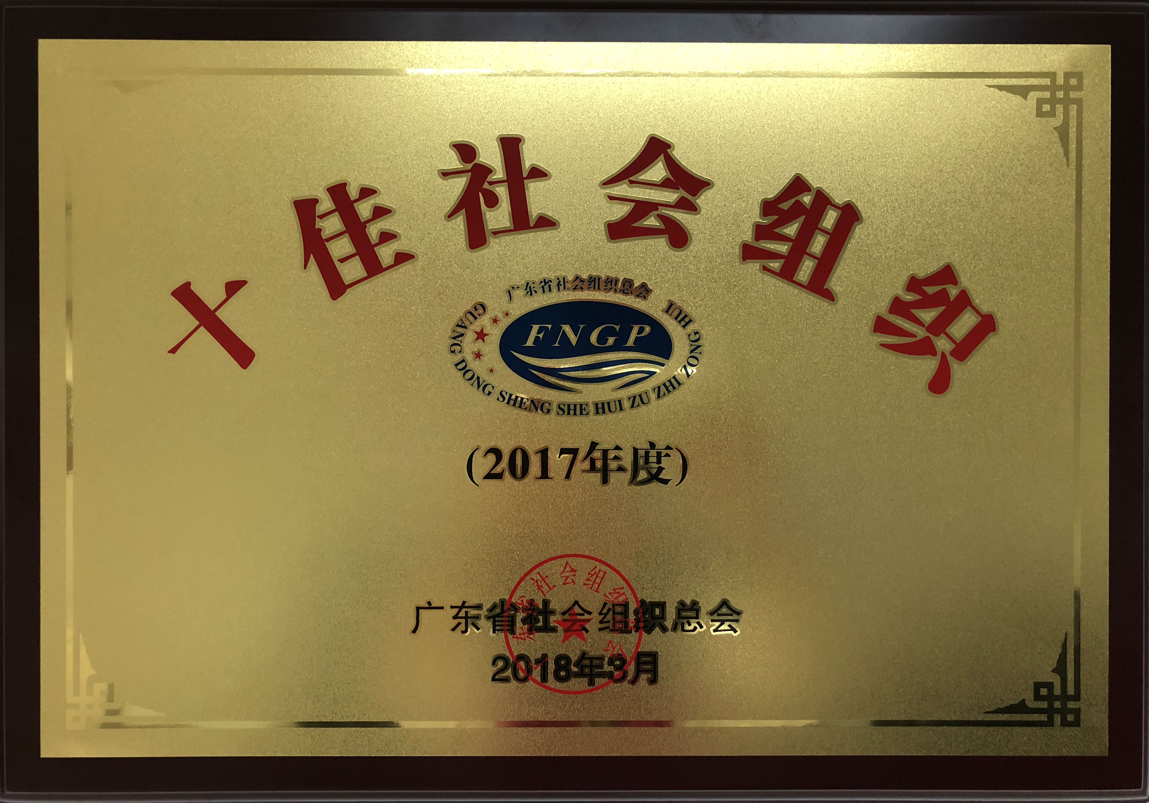2017年十佳社会组织